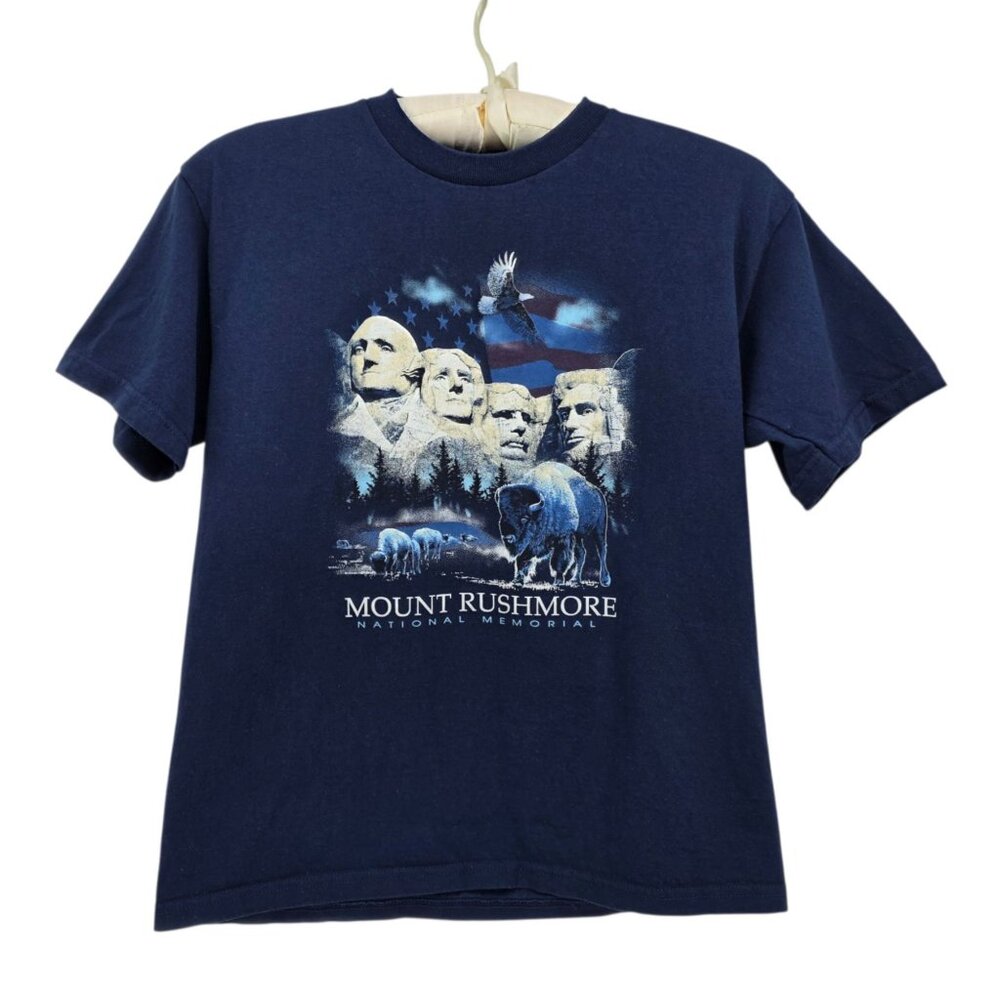 Vintage Prairie Mountain Child 14/16 Shirt Mount Rushmore National Park Graphic
